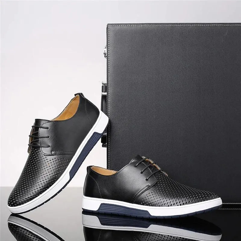 Konjoun™ Men's Leather Casual Shoes